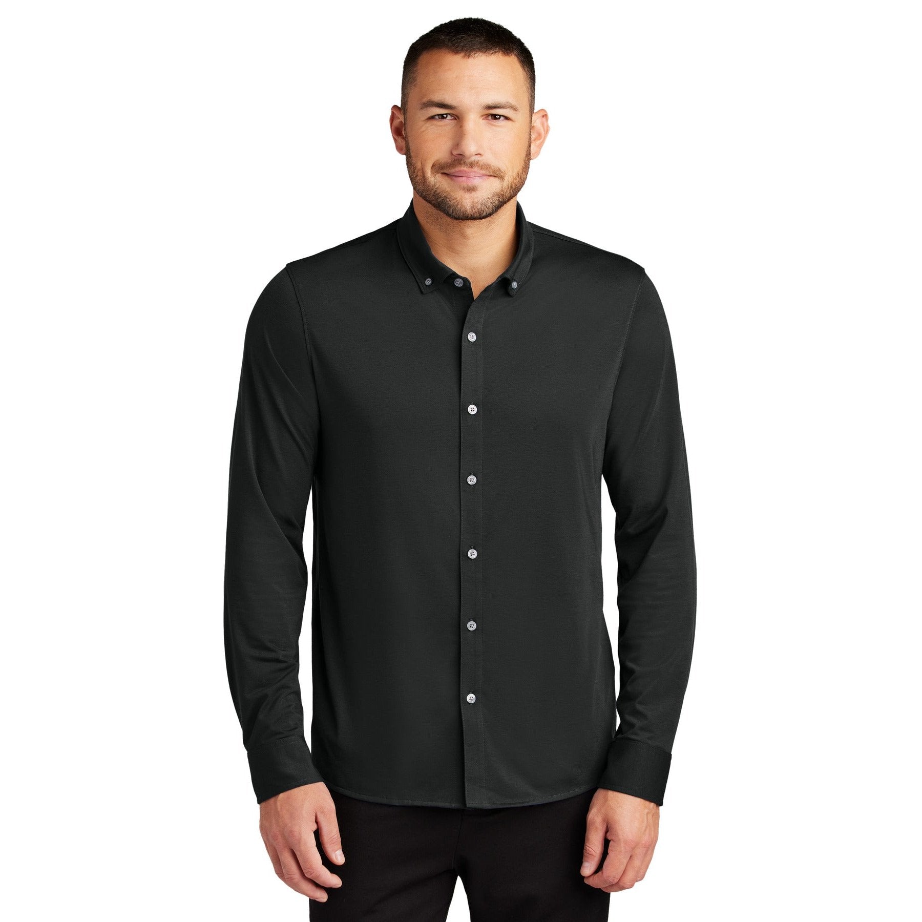 Mercer+Mettle-Mercer+Mettle® Stretch Jersey Long Sleeve Shirt MM1018-MedTech-3