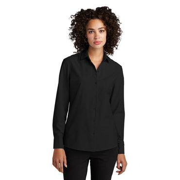 Mercer+Mettle-Mercer+Mettle® Women's Long Sleeve Stretch Woven Shirt MM2001-MedTech-2