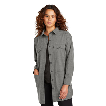 Mercer+Mettle-Mercer+Mettle® Women's Long Sleeve Twill Overshirt MM2021-MedTech-2