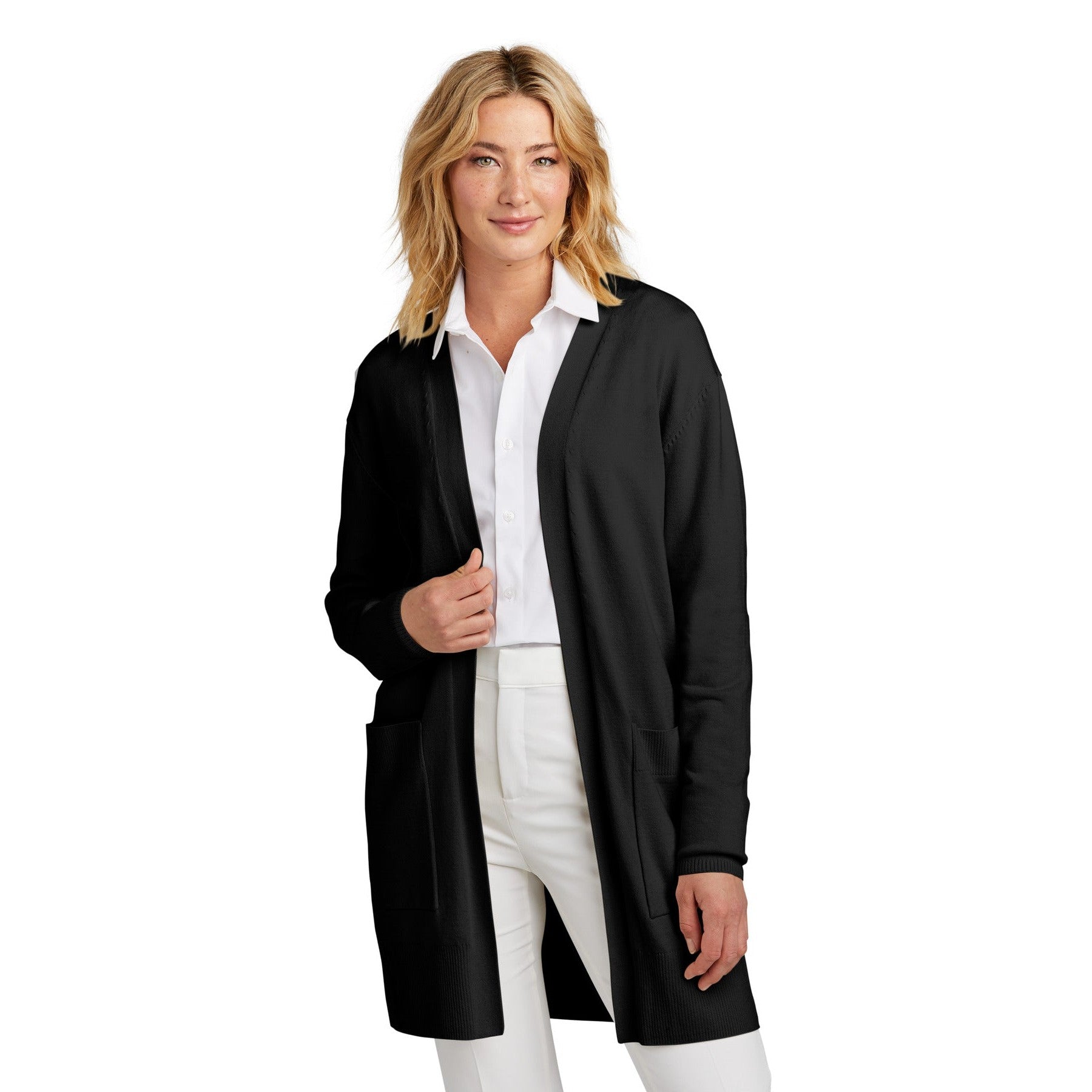 Mercer+Mettle-Mercer+Mettle® Women's Open-Front Cardigan Sweater MM3023-MedTech-2