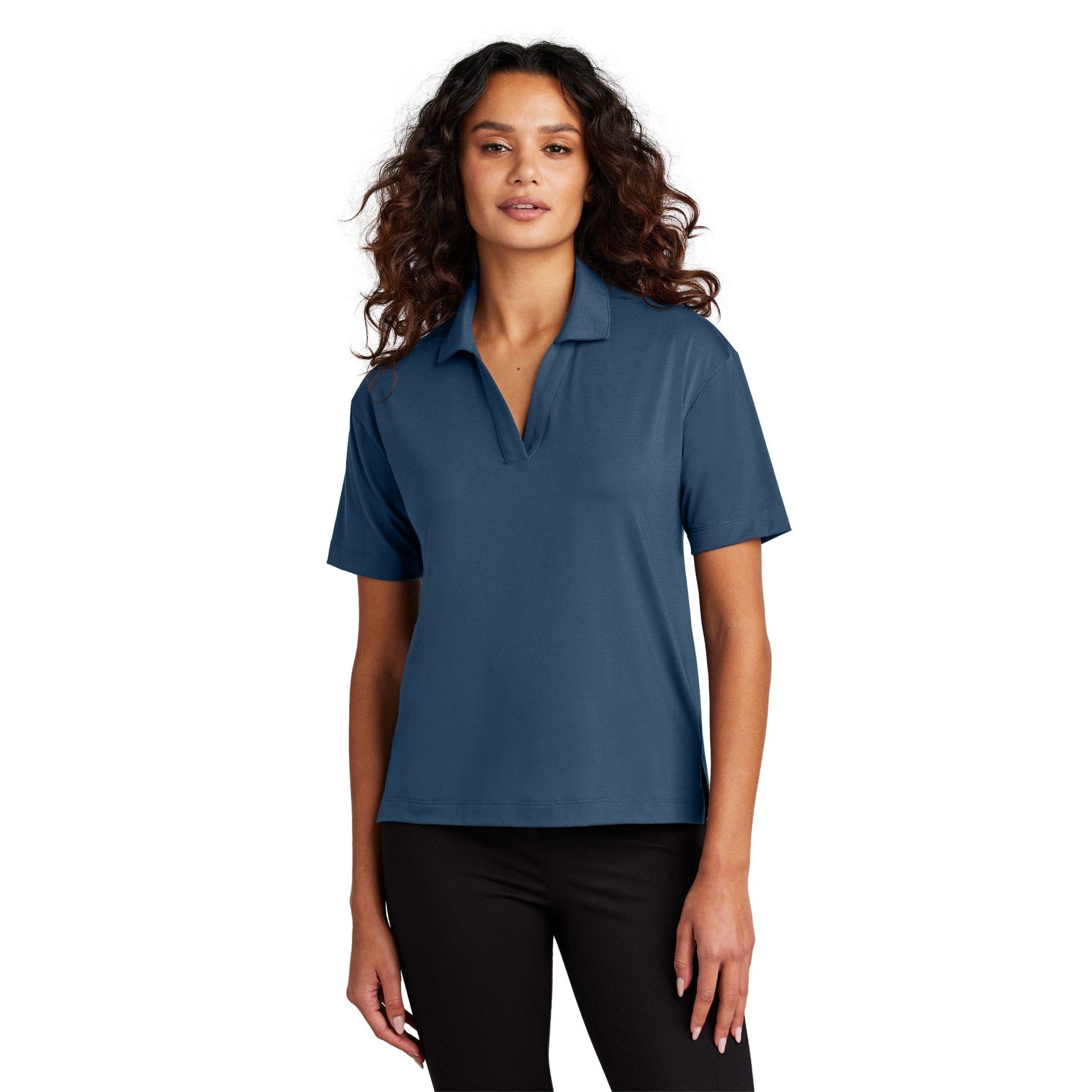 Mercer+Mettle-Mercer+Mettle® Women's Stretch Jersey Polo MM1015-MedTech-3