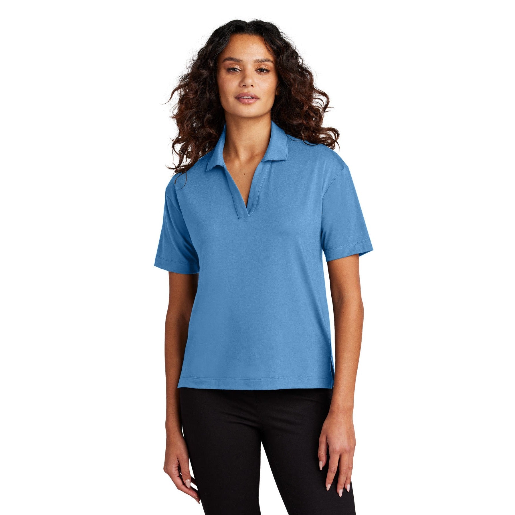 Mercer+Mettle-Mercer+Mettle® Women's Stretch Jersey Polo MM1015-MedTech-5