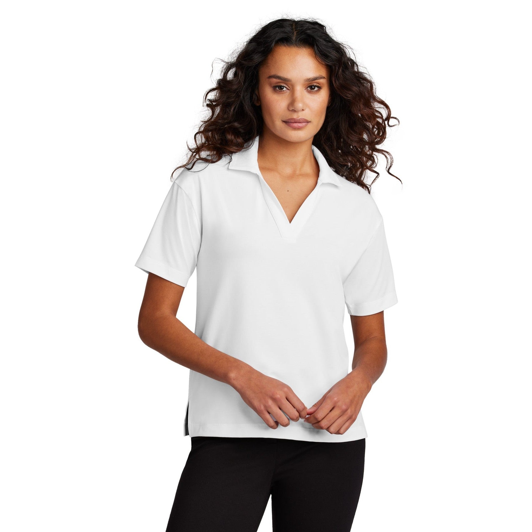 Mercer+Mettle-Mercer+Mettle® Women's Stretch Jersey Polo MM1015-MedTech-8