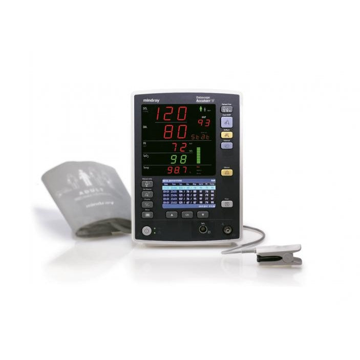 Mindray-Mindray Datascope Accutorr V Vital Signs Monitor w/Masimo SPO2, Refurbished-MedTech-2