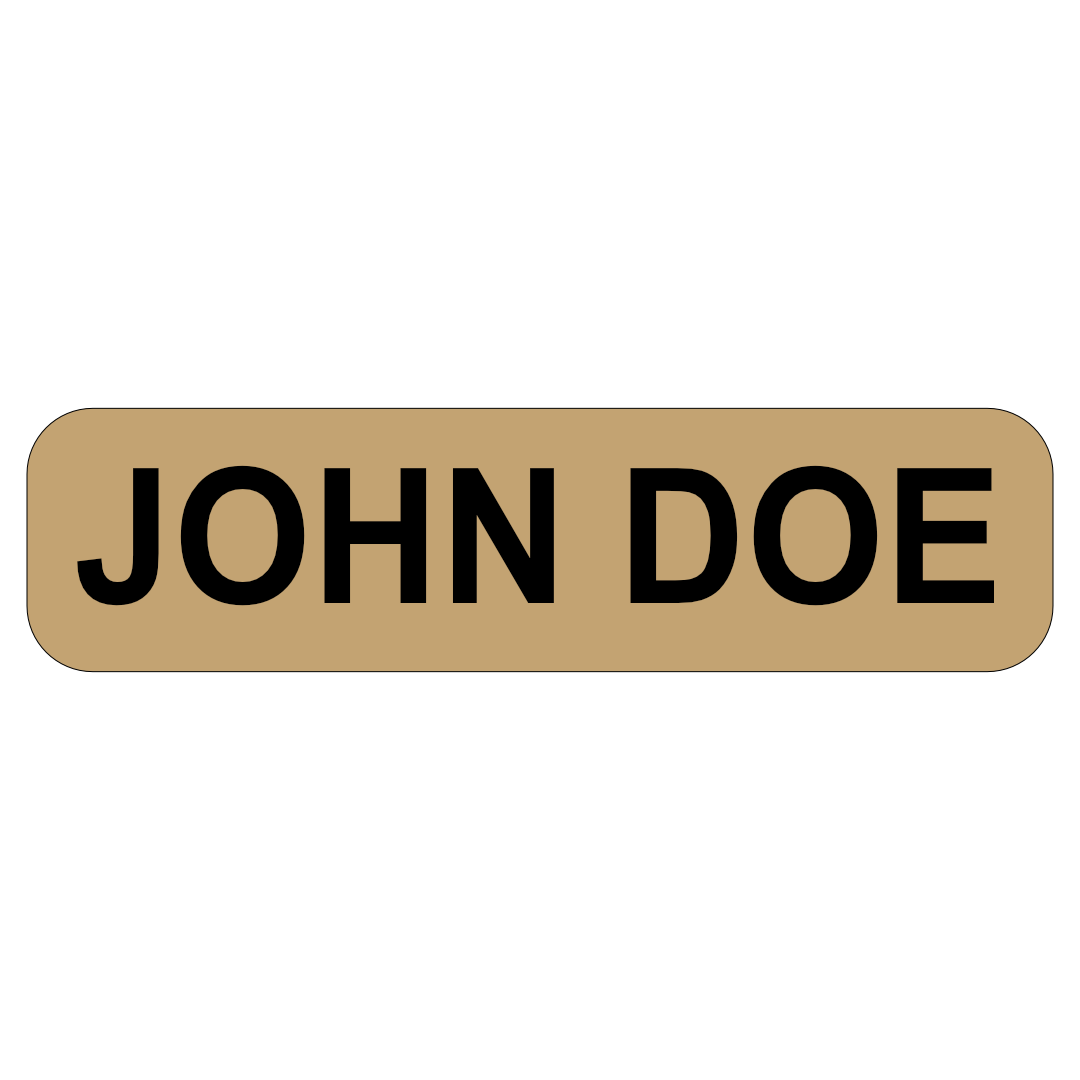 MedTech-Name Tag with Magnetic Backing-MedTech-10
