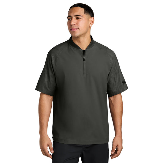 New Era-New Era ® Cage Short Sleeve 1/4-Zip Jacket. NEA600-MedTech-1