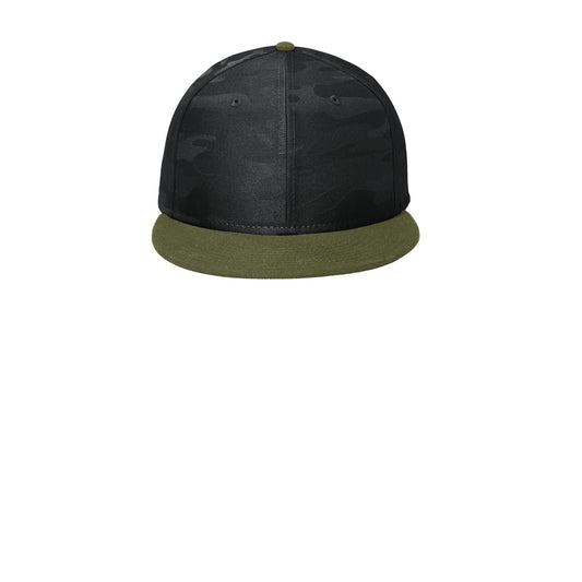 New Era-New Era ® Camo Flat Bill Snapback Cap NE407-MedTech-1