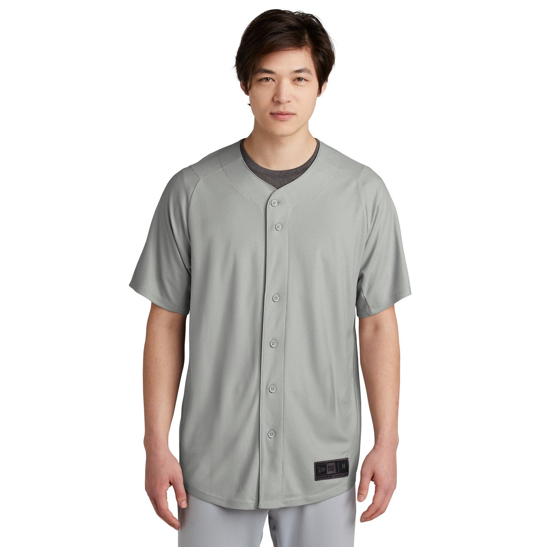 New Era-New Era ® Diamond Era Full-Button Jersey. NEA220-MedTech-4