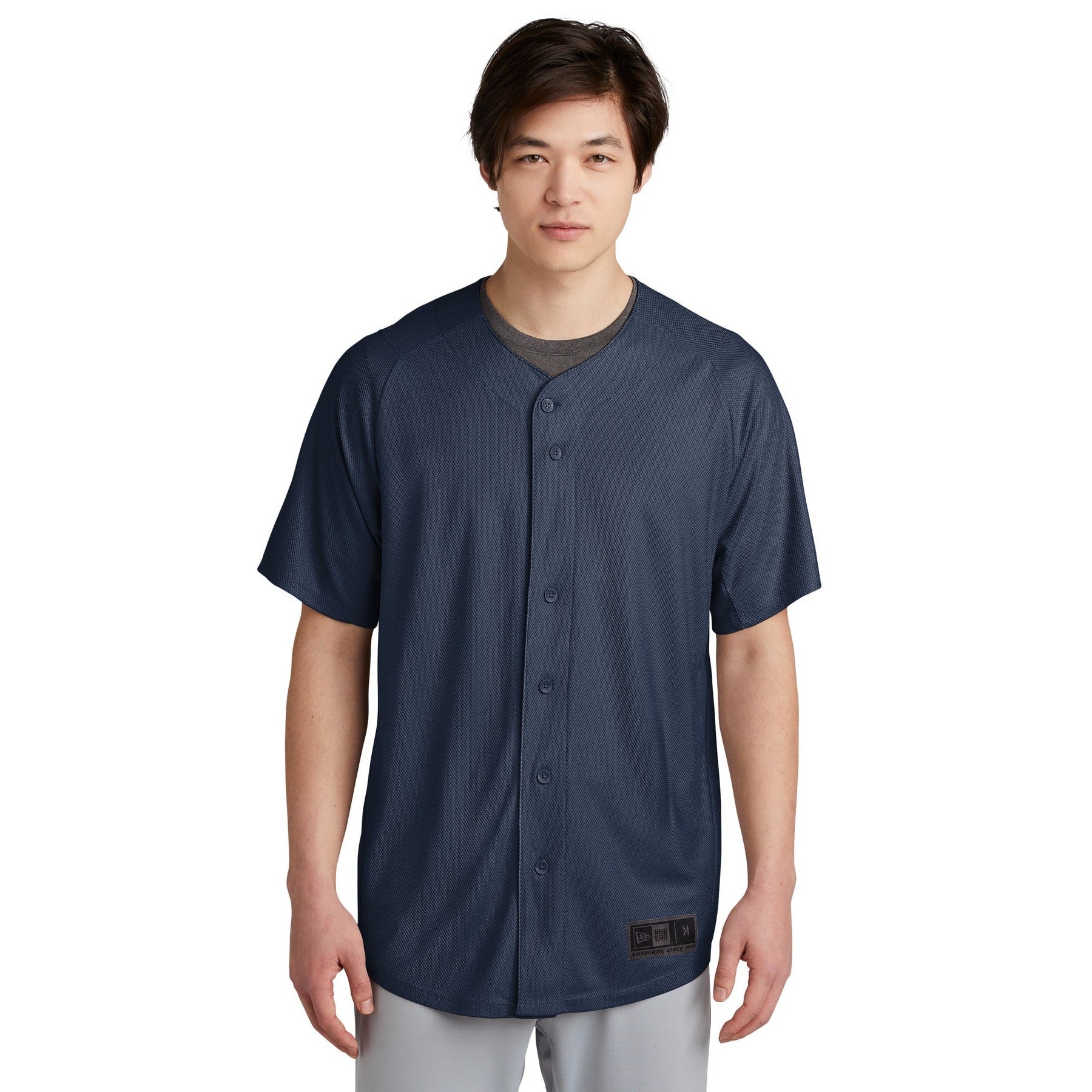 New Era-New Era ® Diamond Era Full-Button Jersey. NEA220-MedTech-7