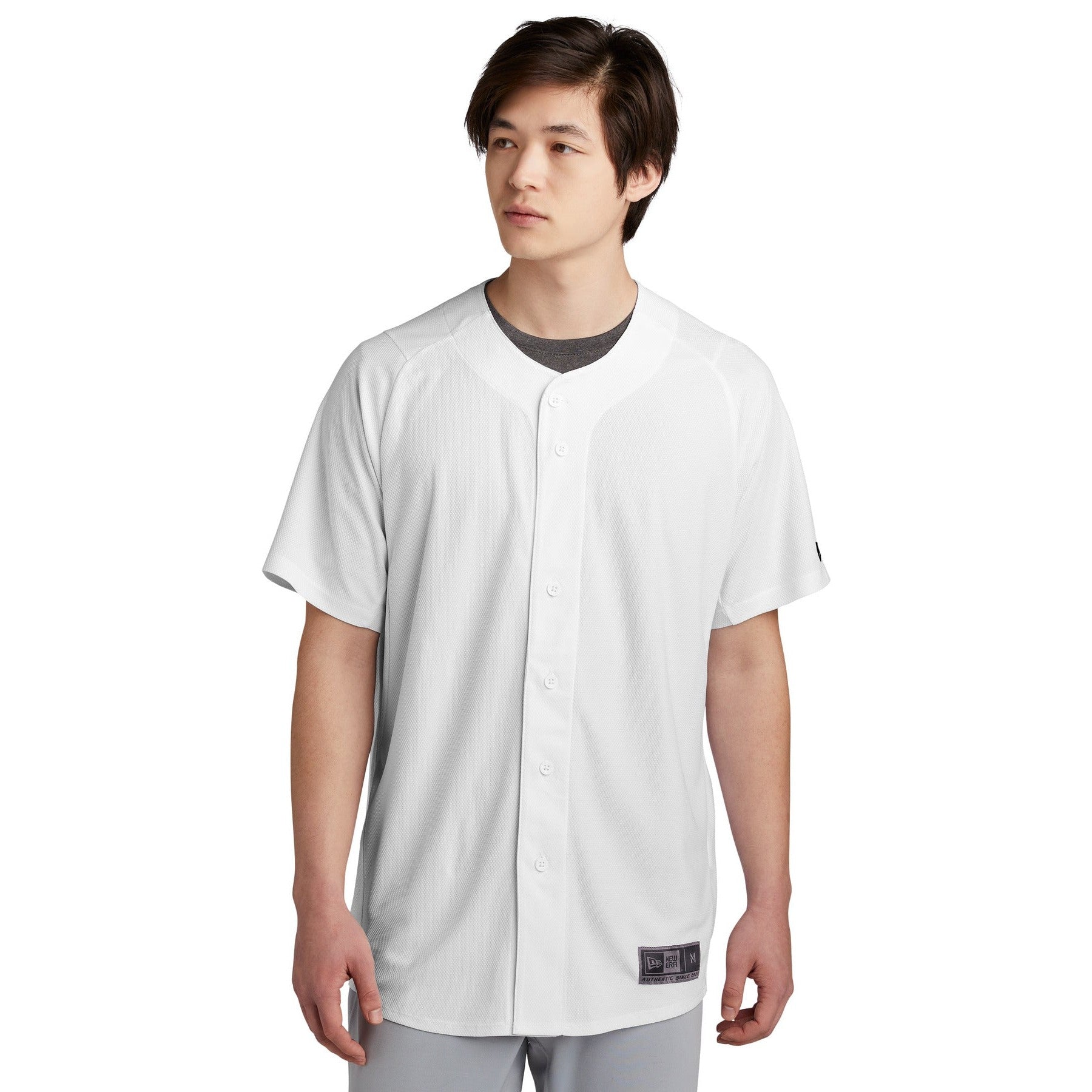 New Era-New Era ® Diamond Era Full-Button Jersey. NEA220-MedTech-8