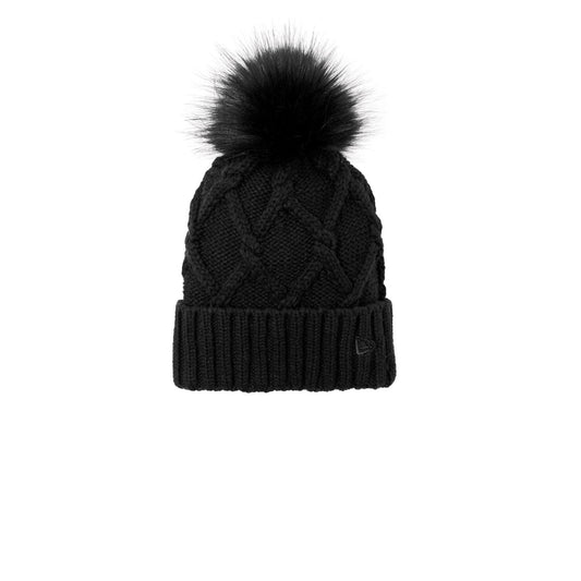 New Era-New Era® Faux Fur Pom Beanie NE911-MedTech-1