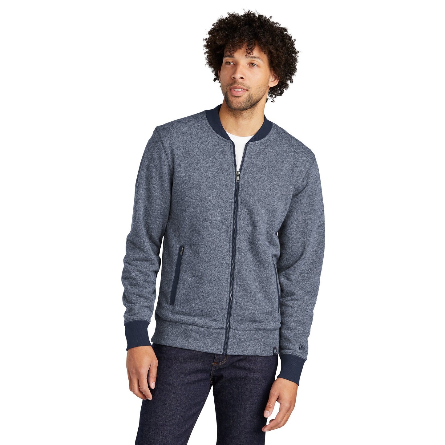 New Era-New Era ® French Terry Baseball Full-Zip. NEA503-MedTech-3