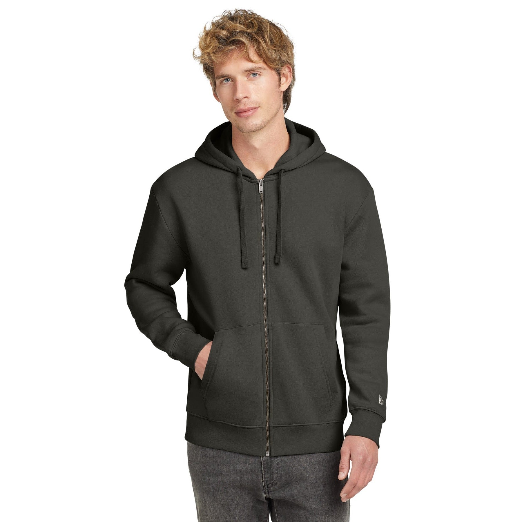 New Era-New Era® Heritage Fleece Full-Zip Hoodie NEA526-MedTech-2