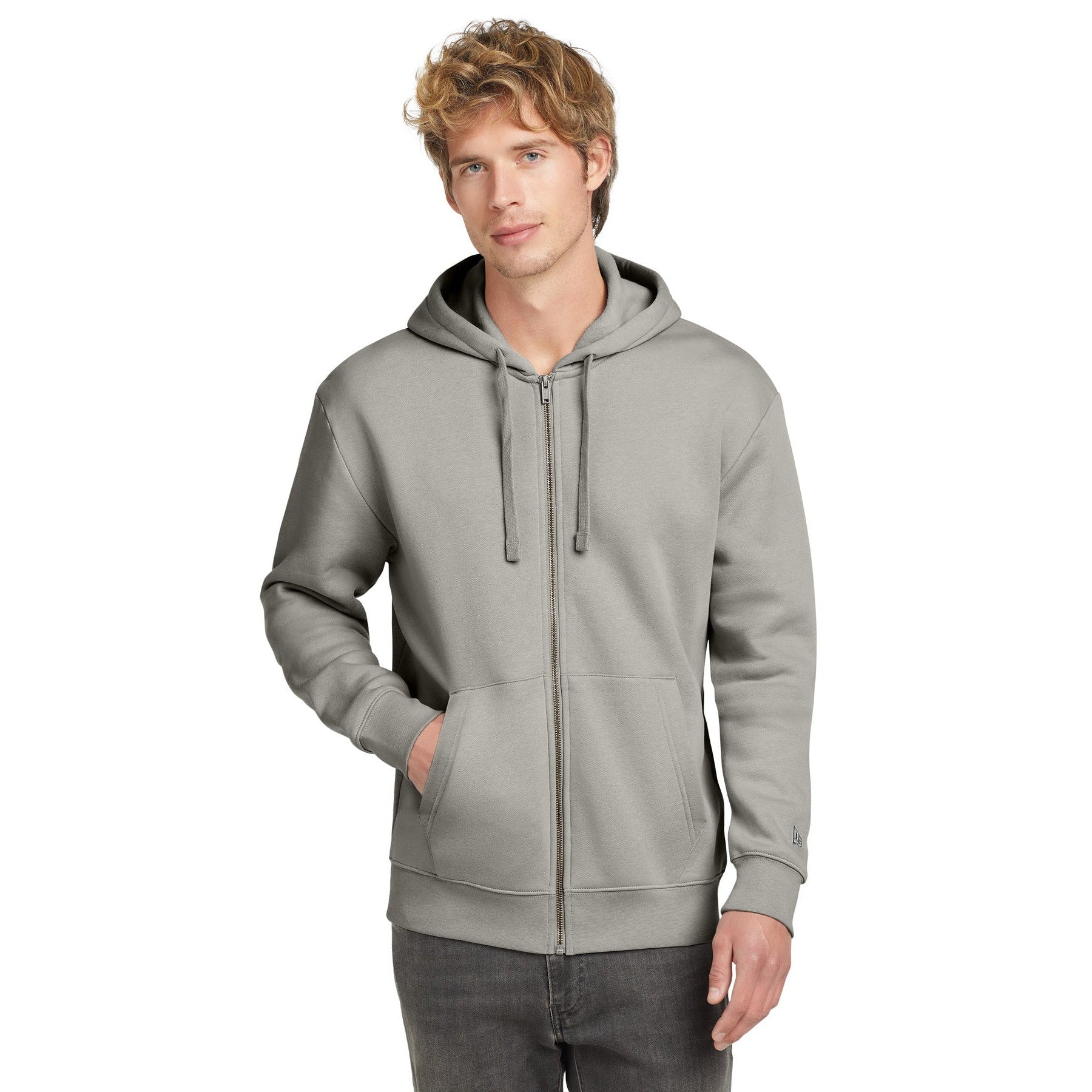 New Era-New Era® Heritage Fleece Full-Zip Hoodie NEA526-MedTech-3