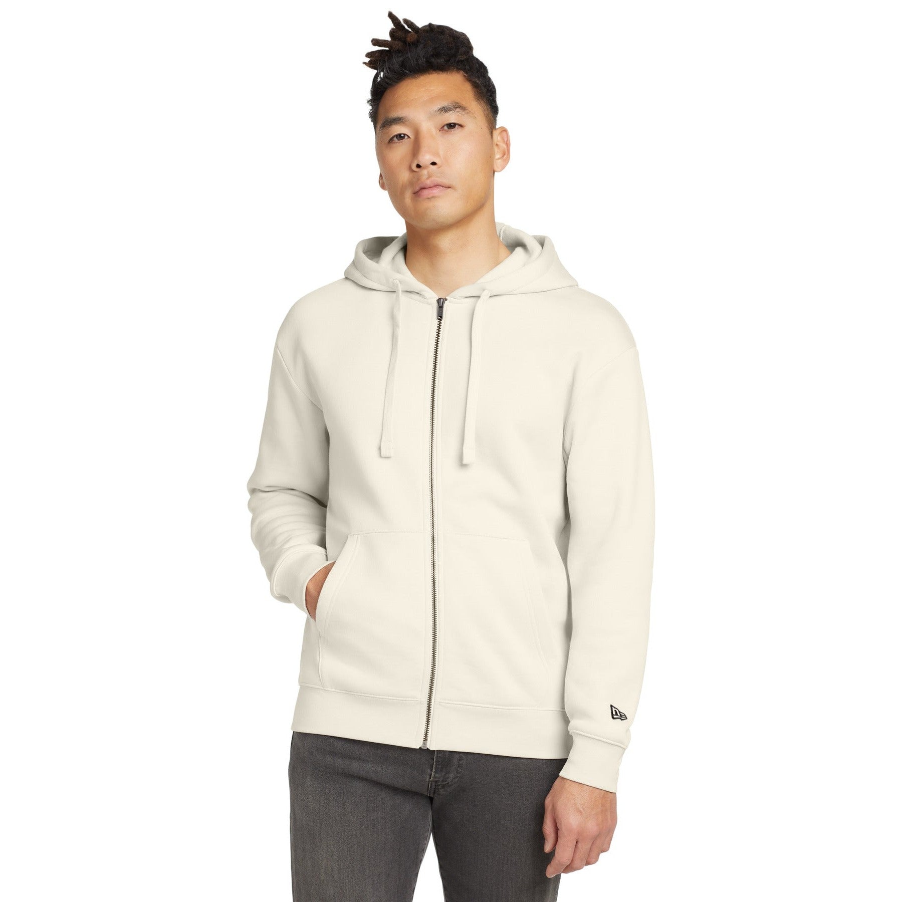 New Era-New Era® Heritage Fleece Full-Zip Hoodie NEA526-MedTech-4