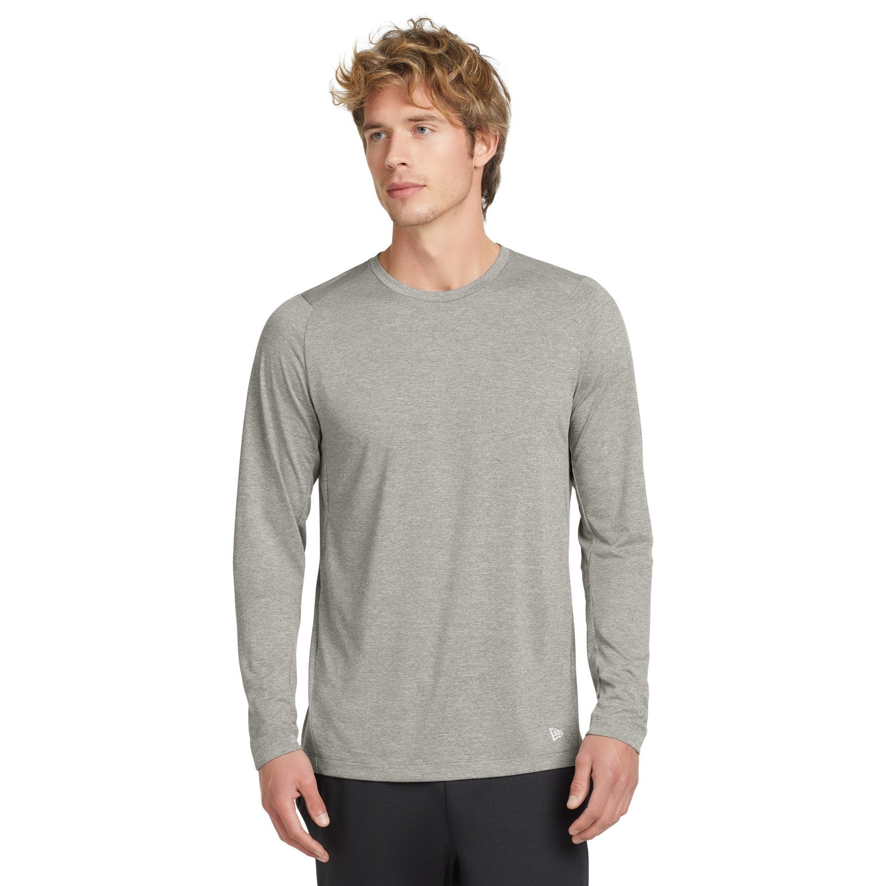New Era-New Era ® Series Performance Long Sleeve Crew Tee. NEA201-MedTech-3