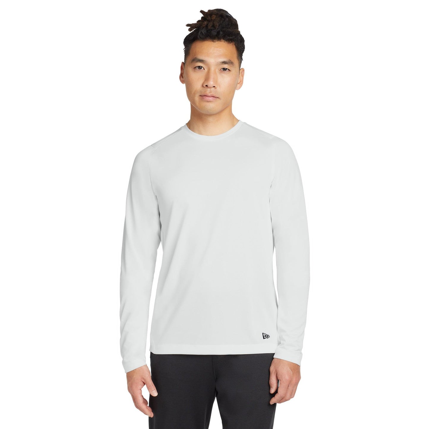 New Era-New Era ® Series Performance Long Sleeve Crew Tee. NEA201-MedTech-7