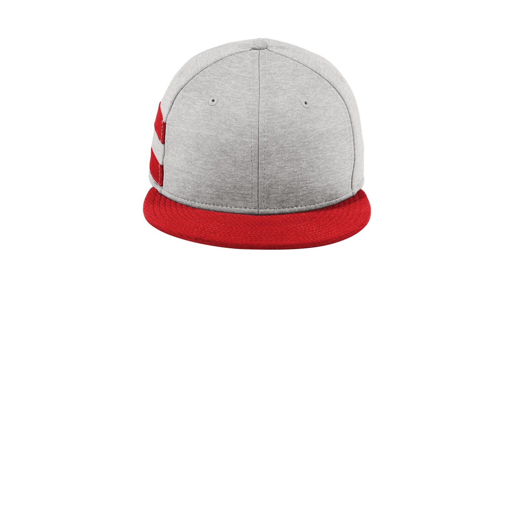 New Era-New Era ® Shadow Heather Striped Flat Bill Snapback Cap NE408-MedTech-6