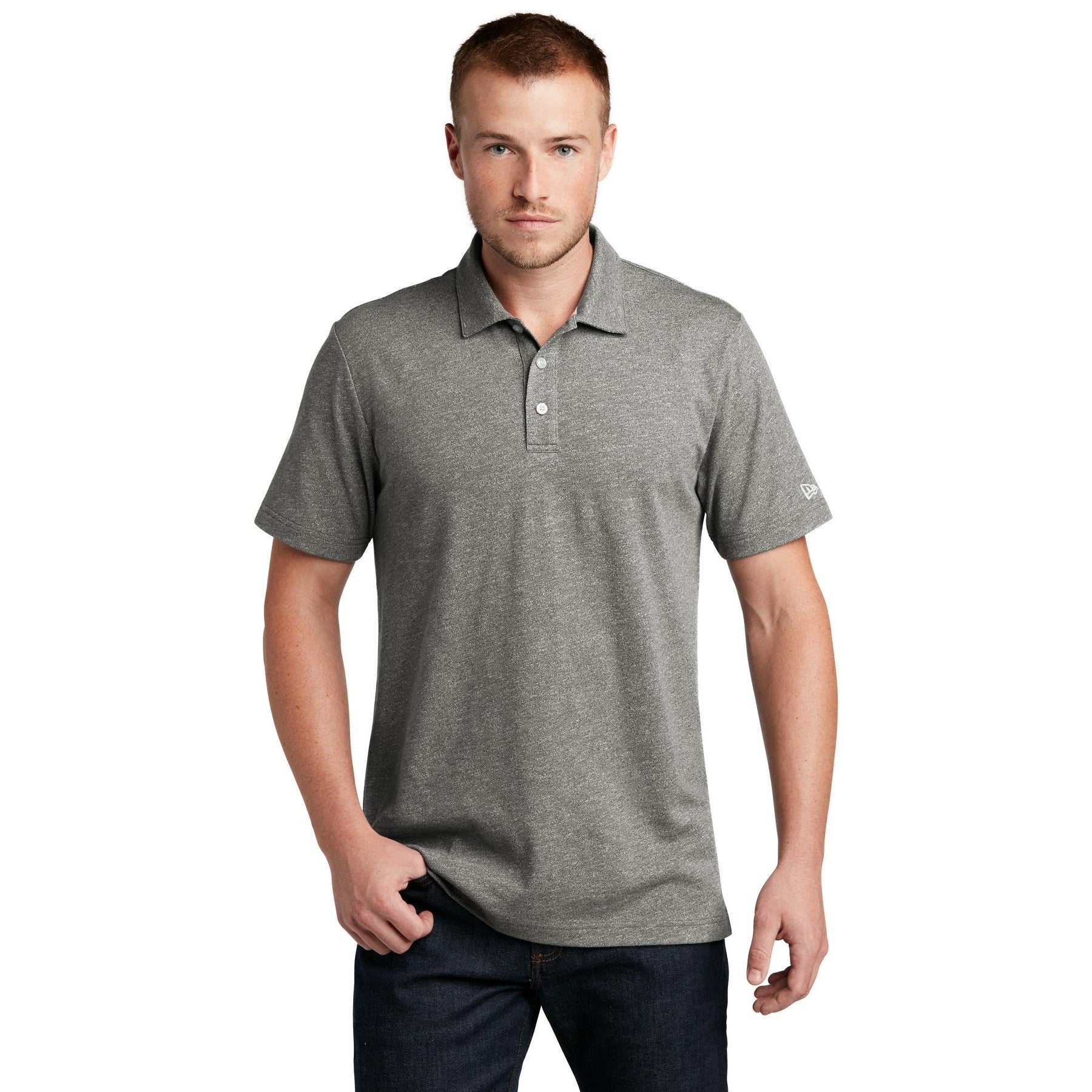 New Era-New Era ® Slub Twist Polo NEA301-MedTech-3