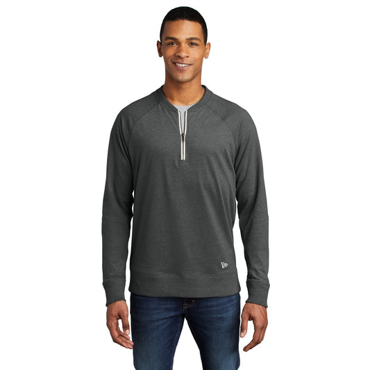 New Era-New Era ® Sueded Cotton Blend 1/4-Zip Pullover NEA123-MedTech-1