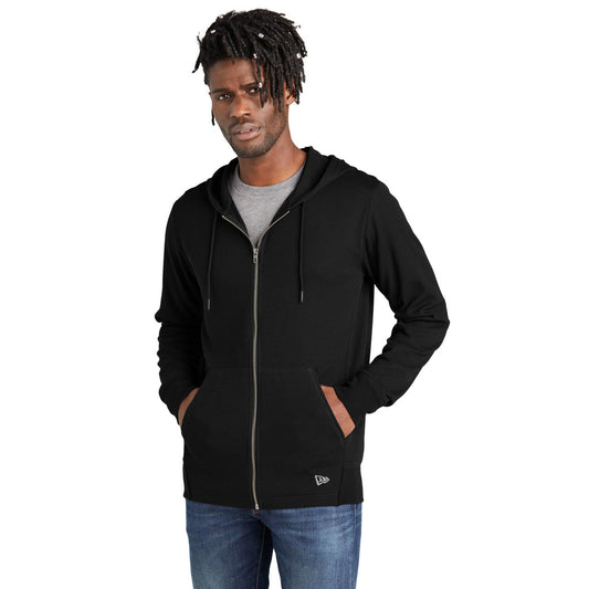 New Era-New Era® Thermal Full-Zip Hoodie NEA141-MedTech-1