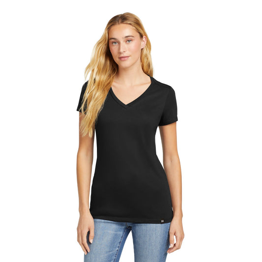 New Era-New Era ® Women's Heritage Blend V-Neck Tee. LNEA101-MedTech-1