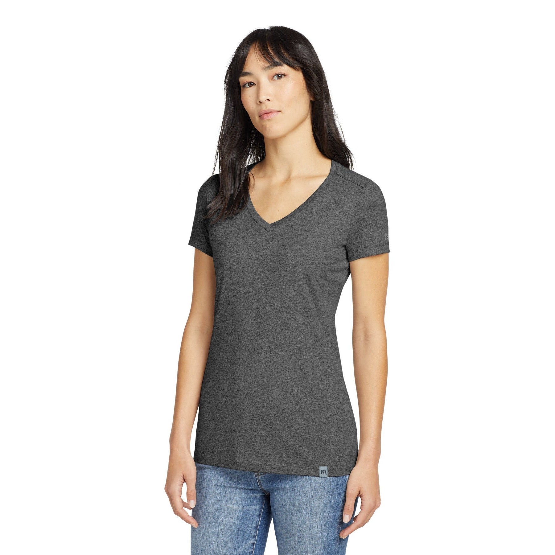 New Era-New Era ® Women's Heritage Blend V-Neck Tee. LNEA101-MedTech-2