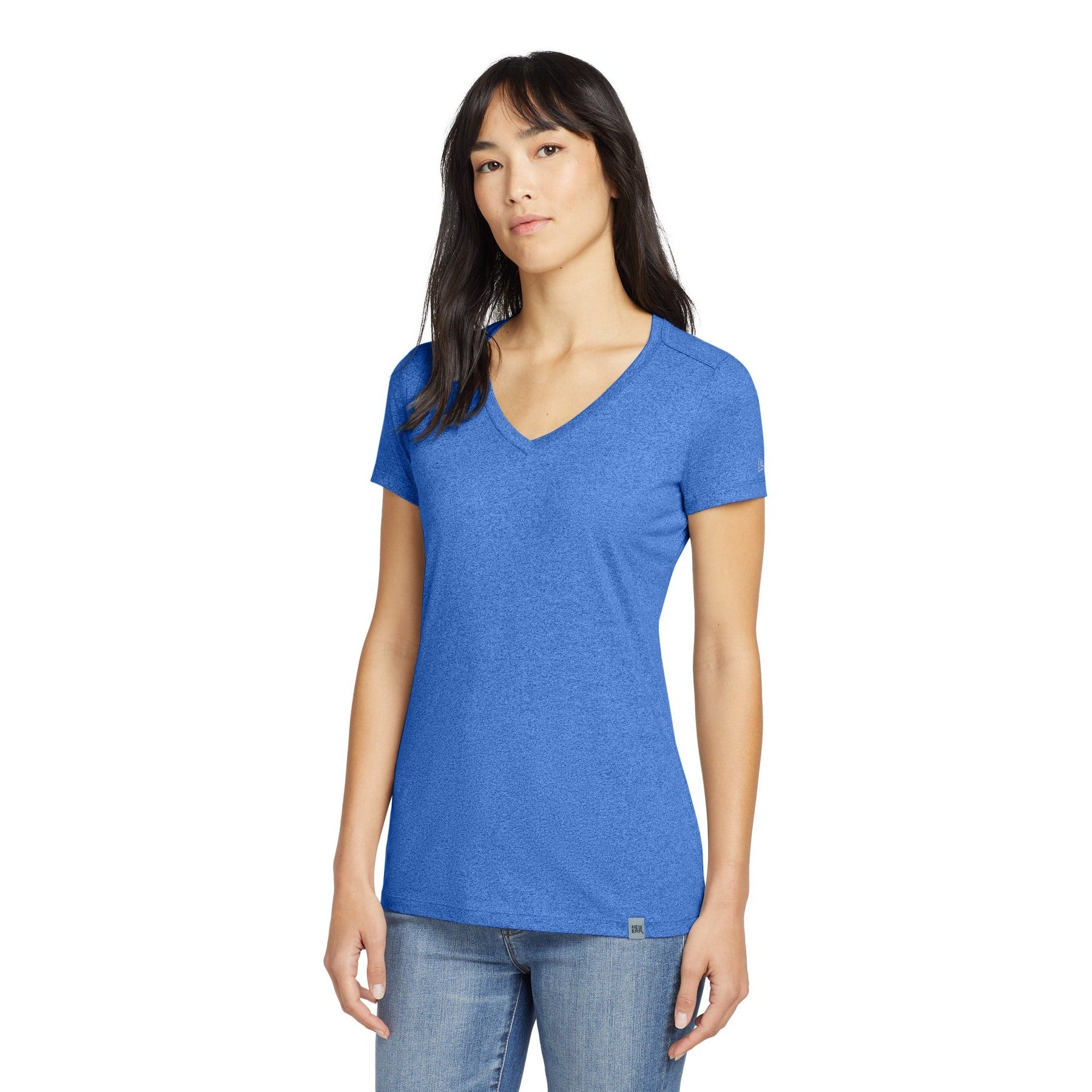 New Era-New Era ® Women's Heritage Blend V-Neck Tee. LNEA101-MedTech-7