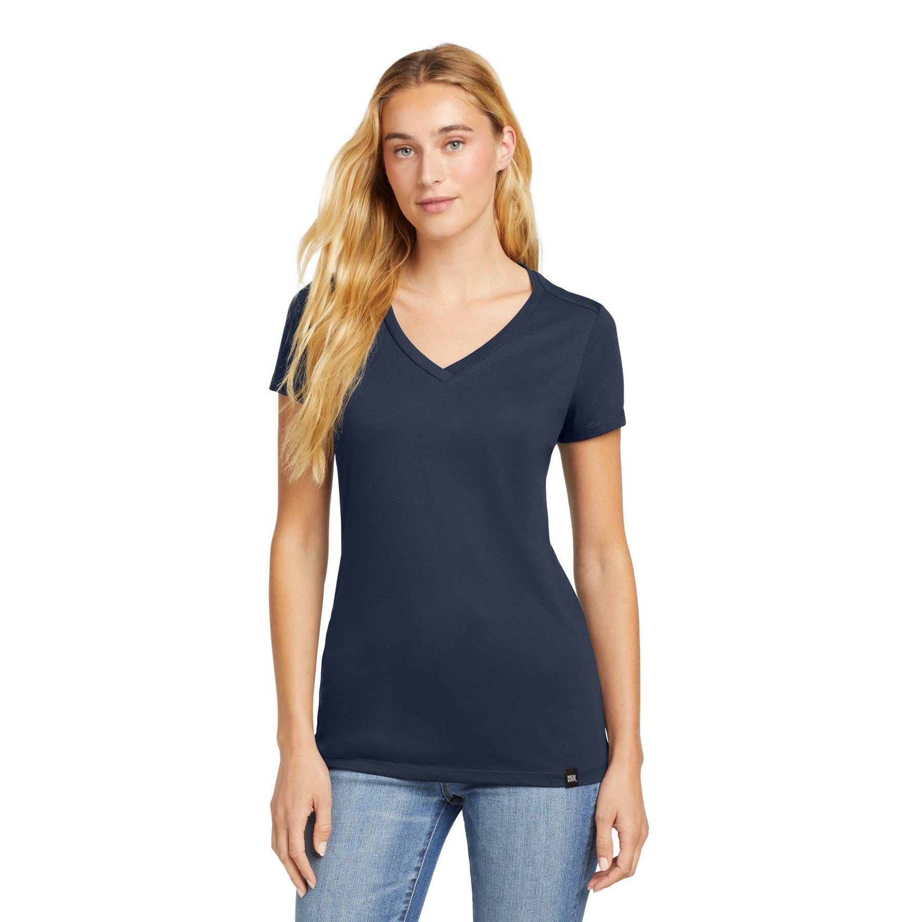 New Era-New Era ® Women's Heritage Blend V-Neck Tee. LNEA101-MedTech-11