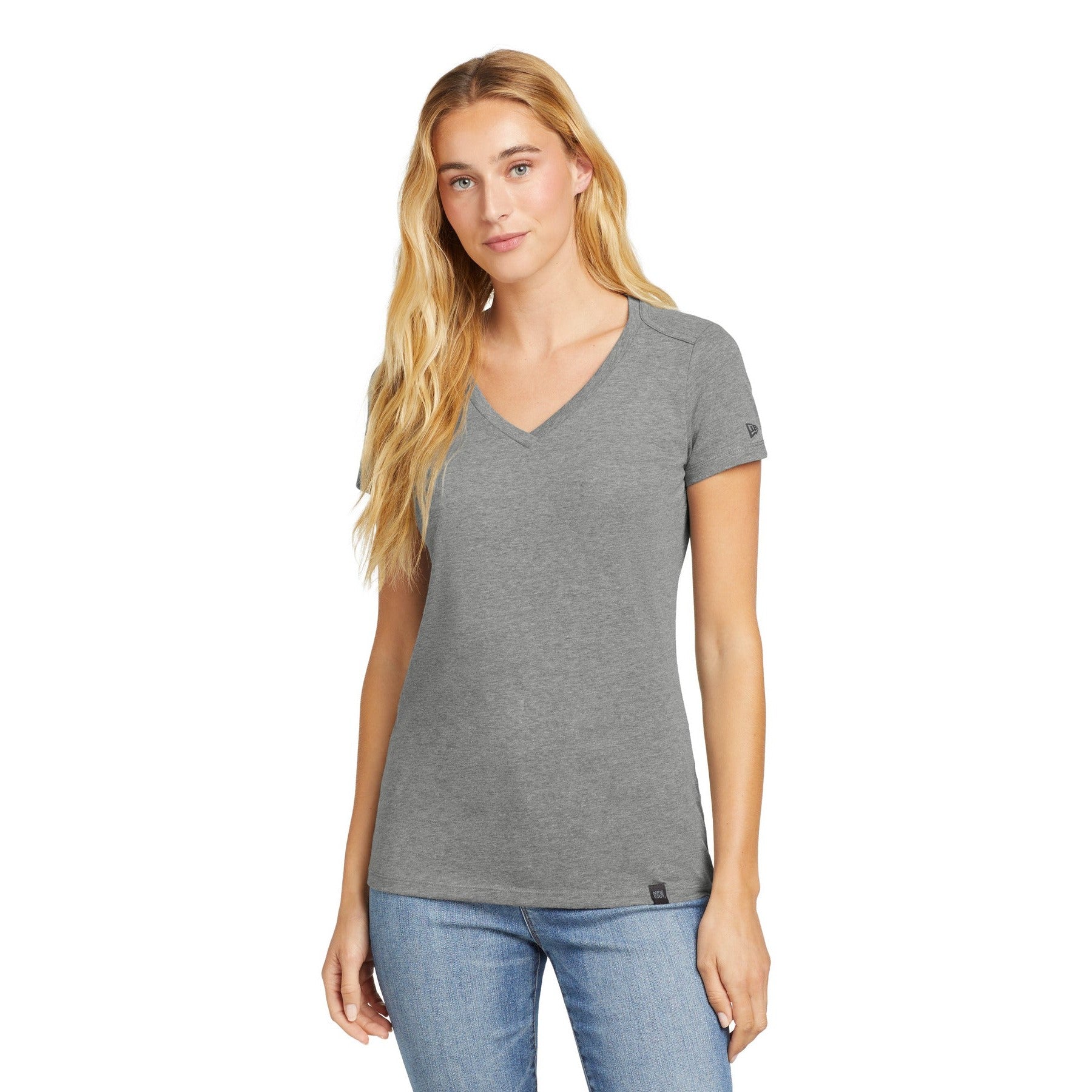 New Era-New Era ® Women's Heritage Blend V-Neck Tee. LNEA101-MedTech-9