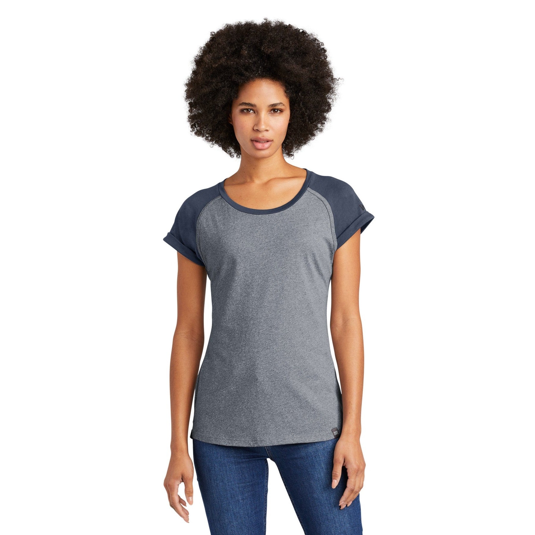 New Era-New Era ® Women's Heritage Blend Varsity Tee. LNEA107-MedTech-4