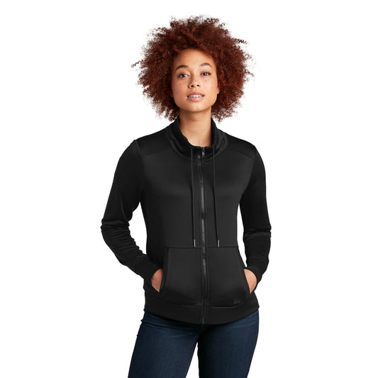 New Era-New Era® Women's Performance Terry Full-Zip Cowl LNEA530-MedTech-1