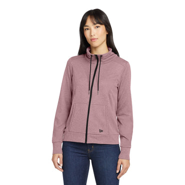 New Era-New Era® Women's Performance Terry Full-Zip Cowl LNEA530-MedTech-2