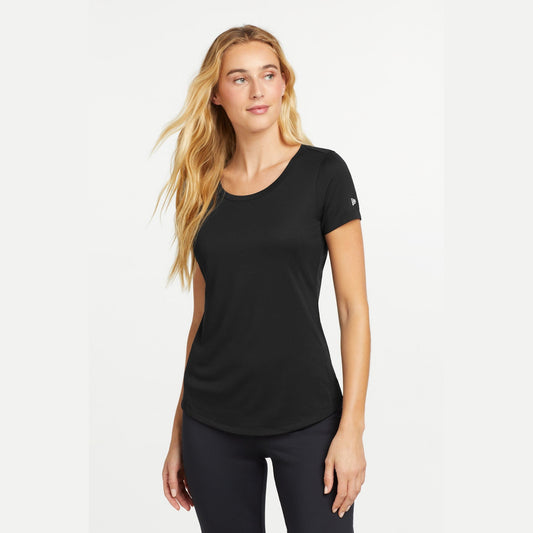 New Era-New Era ® Women's Series Performance Scoop Tee. LNEA200-MedTech-1