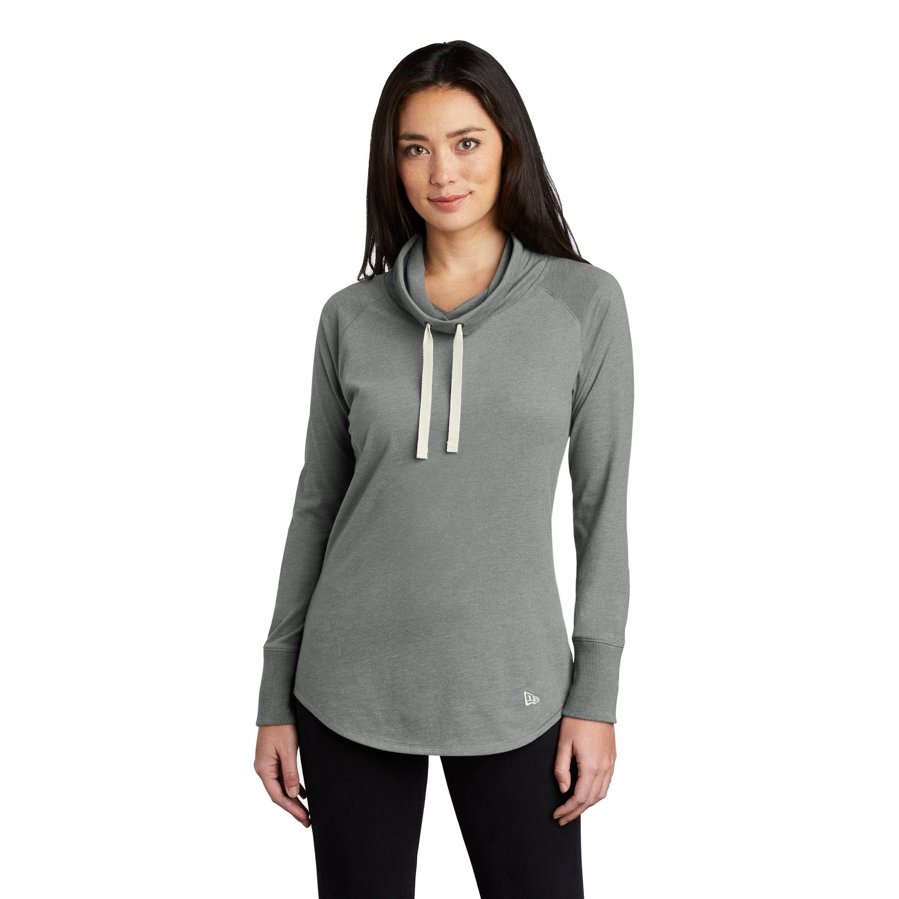 New Era-New Era ® Women's Sueded Cotton Blend Cowl Tee LNEA123-MedTech-3
