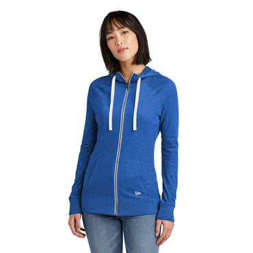 New Era-New Era® Women's Sueded Cotton Blend Full-Zip Hoodie. LNEA122-MedTech-2