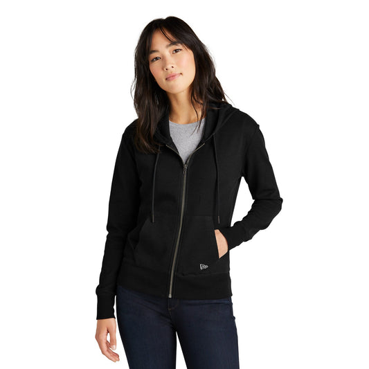 New Era-New Era® Women's Thermal Full-Zip Hoodie LNEA141-MedTech-1