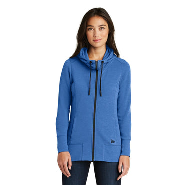New Era-New Era ® Women's Tri-Blend Fleece Full-Zip Hoodie. LNEA511-MedTech-2