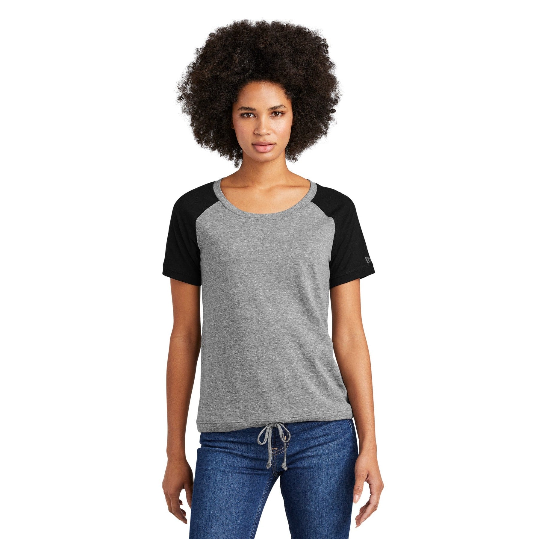 New Era-New Era ® Women's Tri-Blend Performance Cinch Tee. LNEA133-MedTech-3