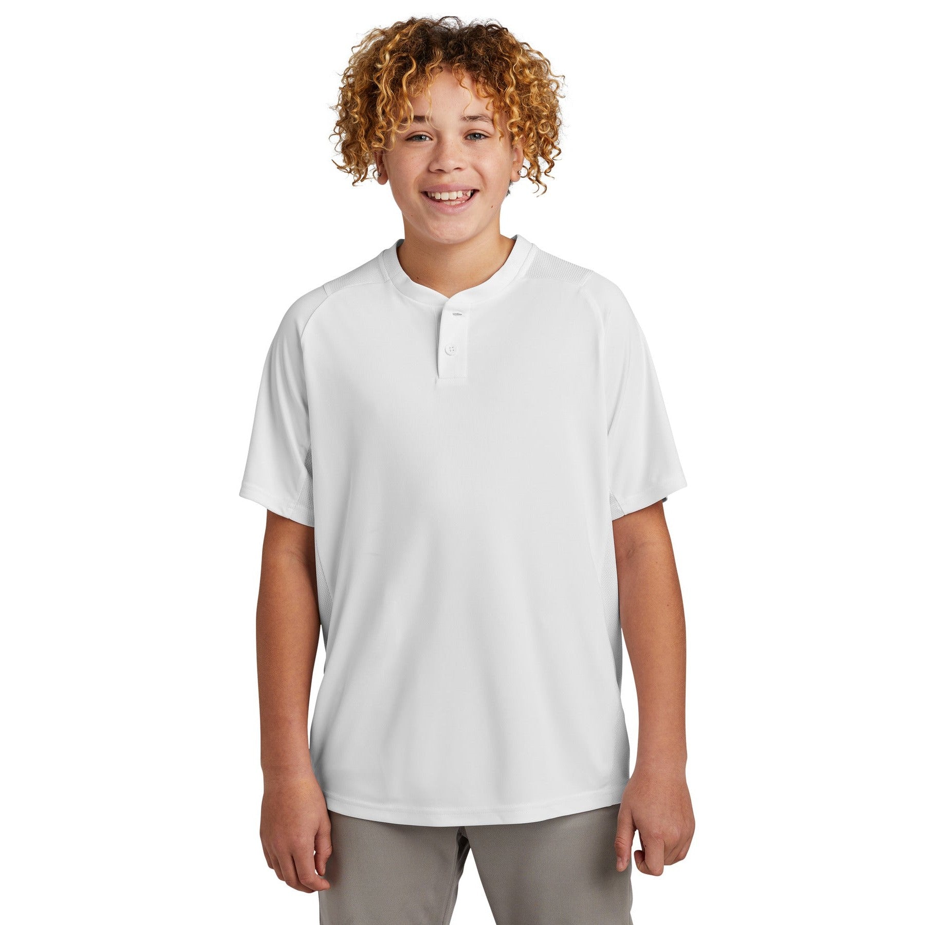 New Era-New Era ® Youth Diamond Era 2-Button Jersey. YNEA221-MedTech-7