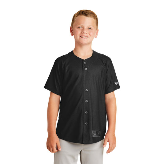 New Era-New Era ® Youth Diamond Era Full-Button Jersey. YNEA220-MedTech-1