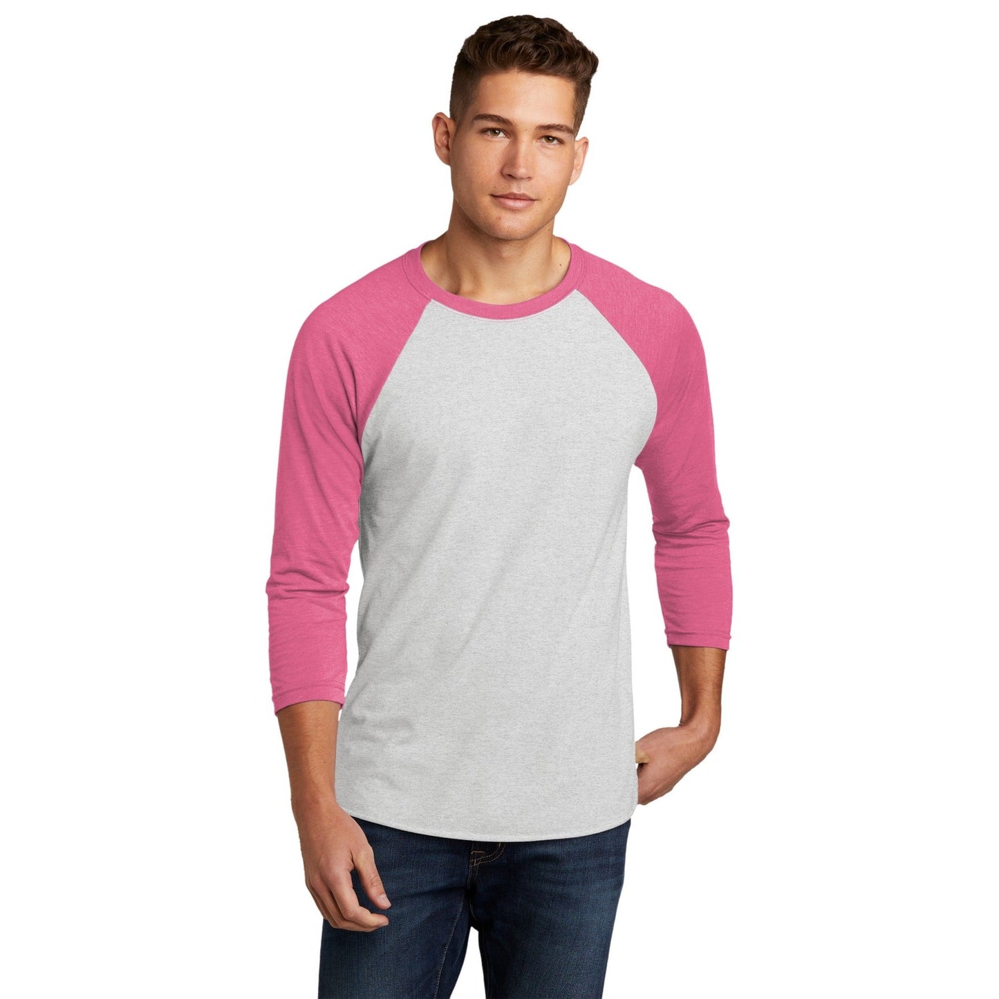 Next Level Apparel-Next Level Apparel® Unisex Tri-Blend 3/4-Sleeve Raglan Tee. NL6051-MedTech-7