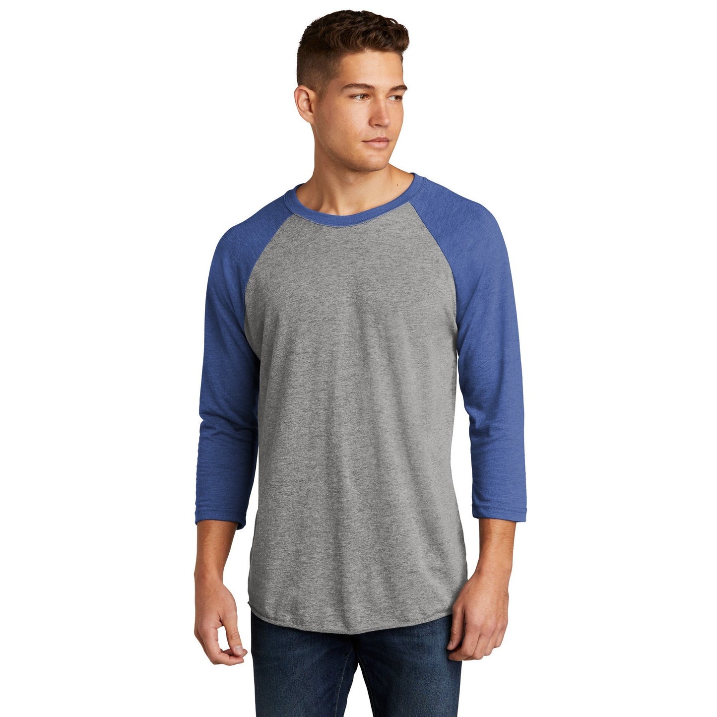 Next Level Apparel-Next Level Apparel® Unisex Tri-Blend 3/4-Sleeve Raglan Tee. NL6051-MedTech-11