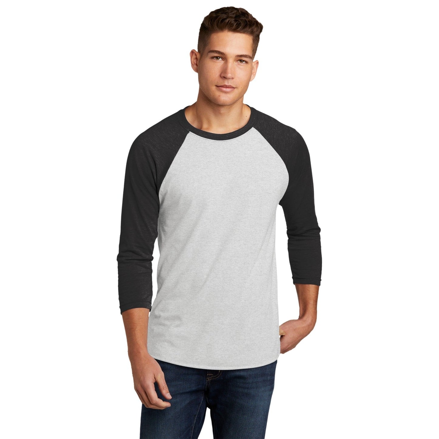 Next Level Apparel-Next Level Apparel® Unisex Tri-Blend 3/4-Sleeve Raglan Tee. NL6051-MedTech-4