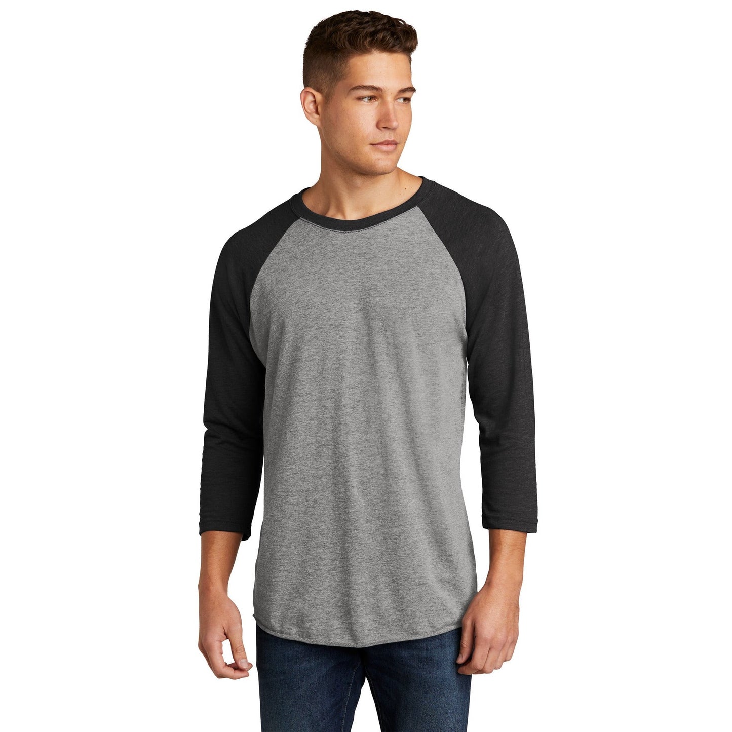 Next Level Apparel-Next Level Apparel® Unisex Tri-Blend 3/4-Sleeve Raglan Tee. NL6051-MedTech-5