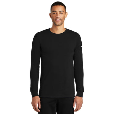Nike-Nike Dri-FIT Cotton/Poly Long Sleeve Tee. NKBQ5230-MedTech-2