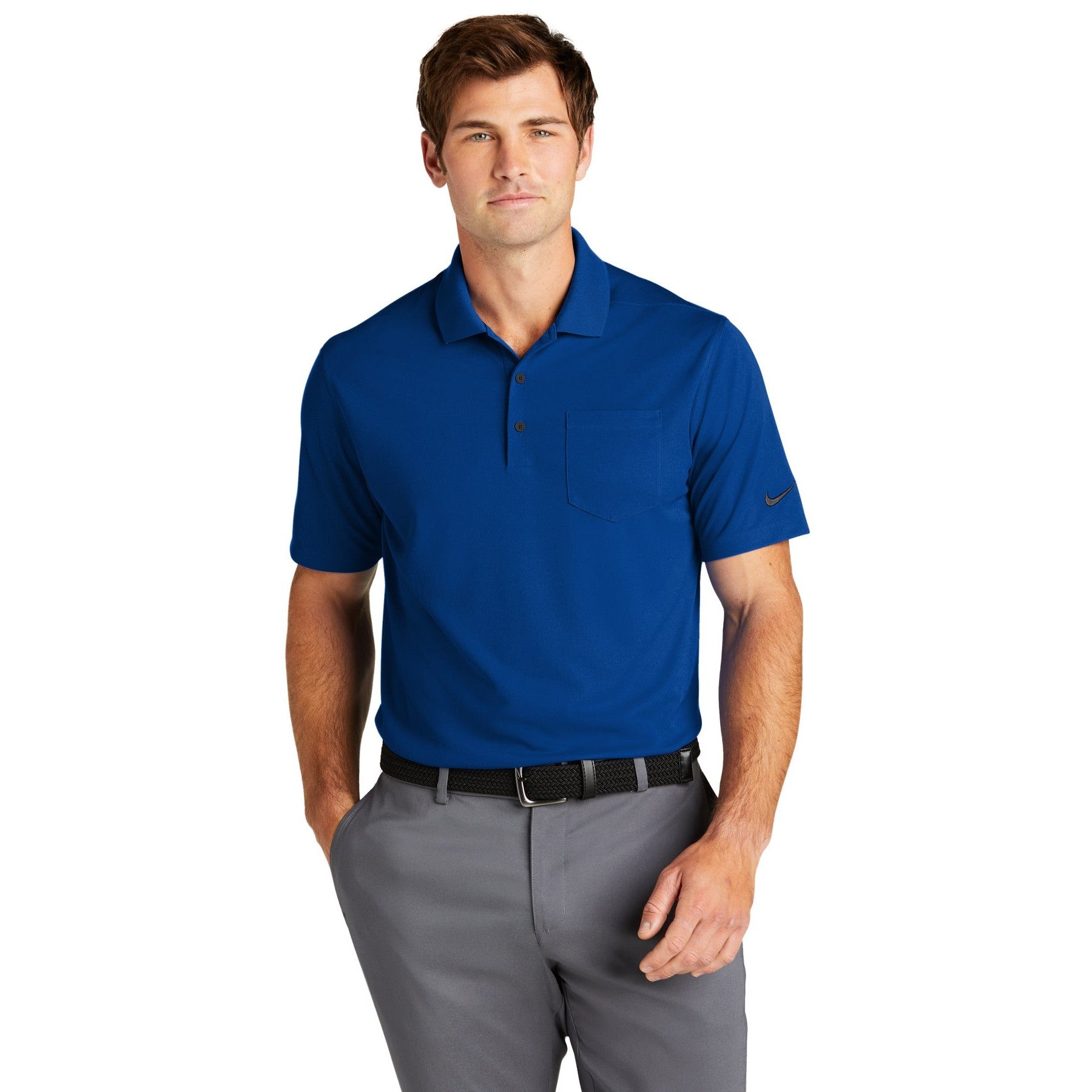 Nike-Nike Dri-FIT Micro Pique 2.0 Pocket Polo NKDC2103-MedTech-4