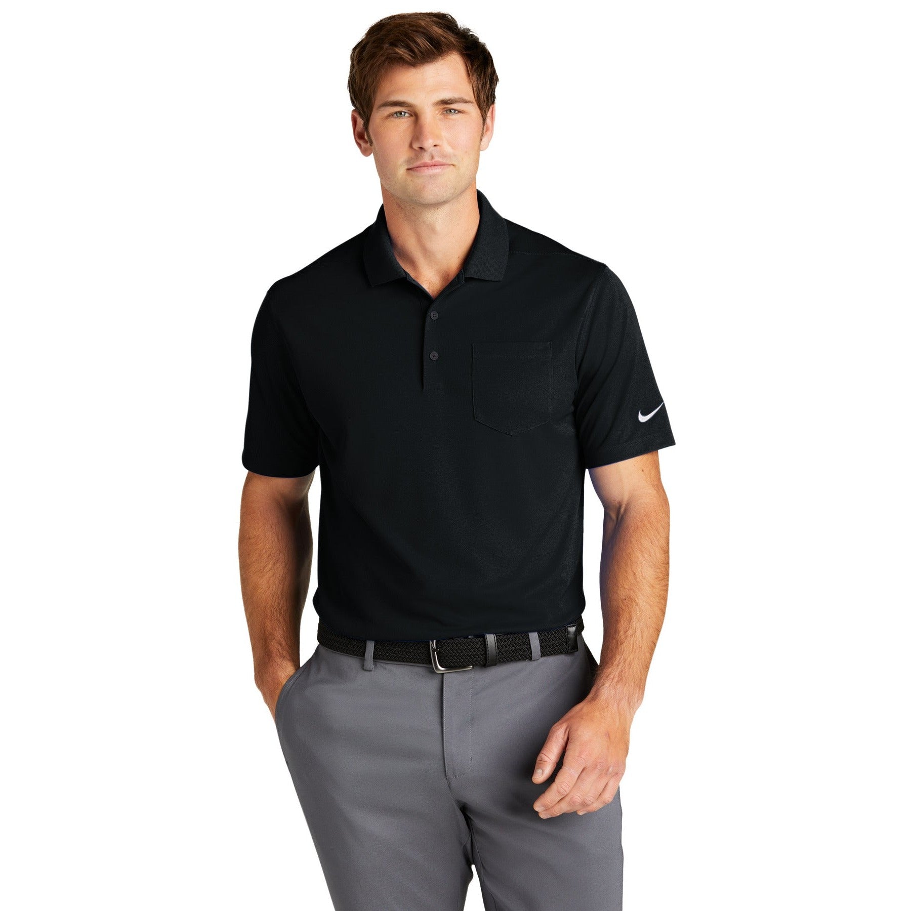 Nike-Nike Dri-FIT Micro Pique 2.0 Pocket Polo NKDC2103-MedTech-2