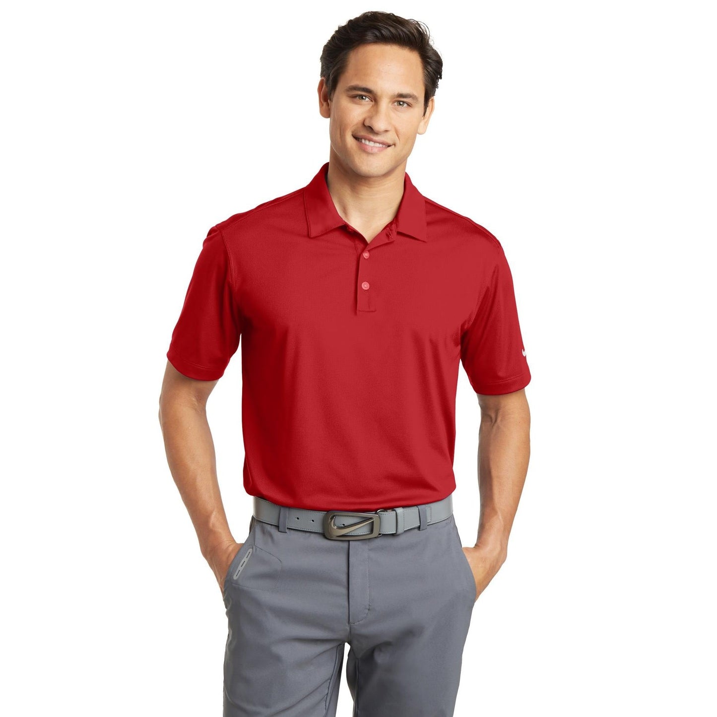 Nike-Nike Dri-FIT Vertical Mesh Polo. 637167-MedTech-11