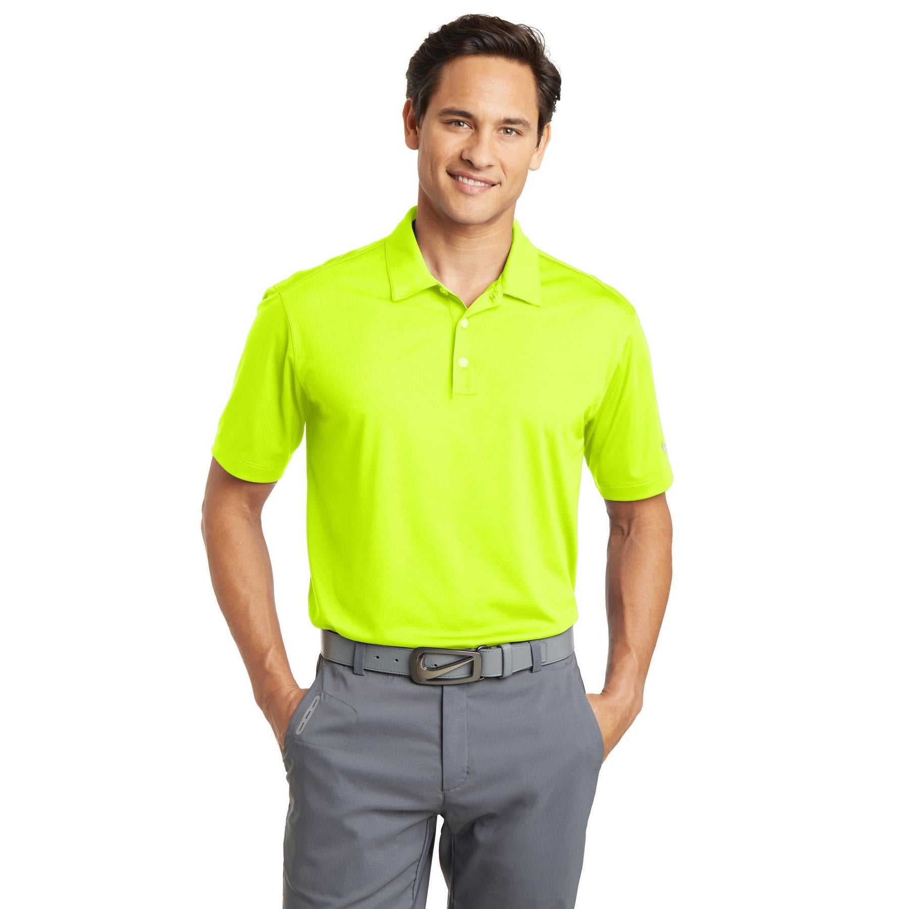 Nike-Nike Dri-FIT Vertical Mesh Polo. 637167-MedTech-12